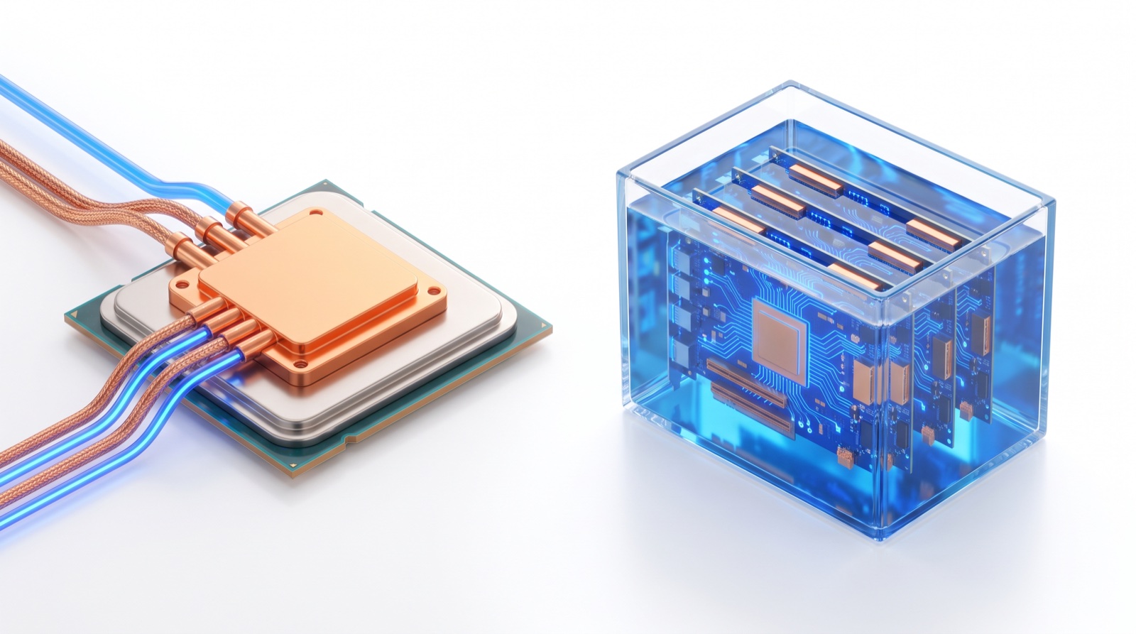 Direct-to-chip liquid cooling manifolds on a high-density GPU rack inside a SAVRN AI factory