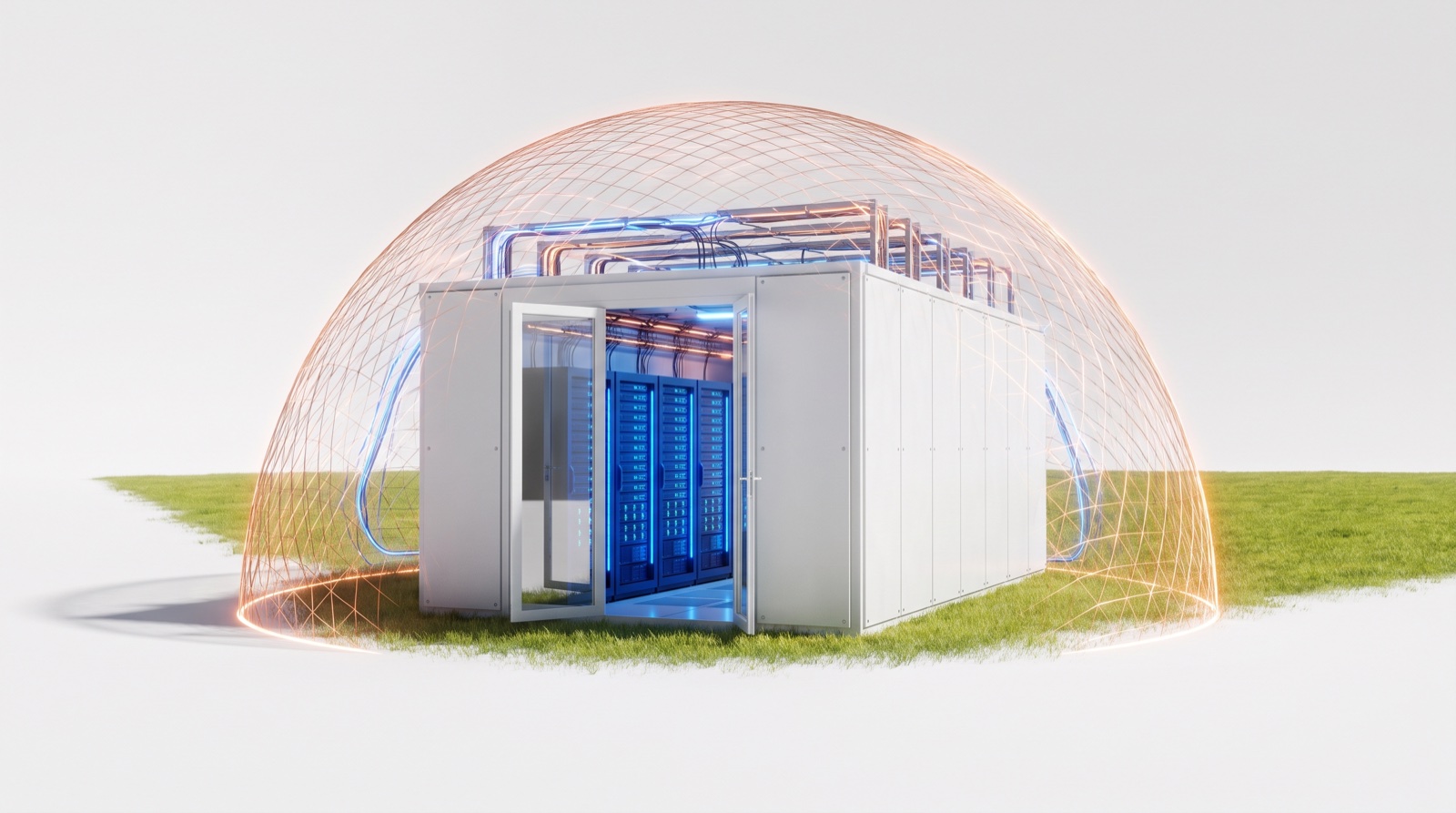 A copper-mesh-shielded hall, why shared cloud cannot satisfy defense sovereignty