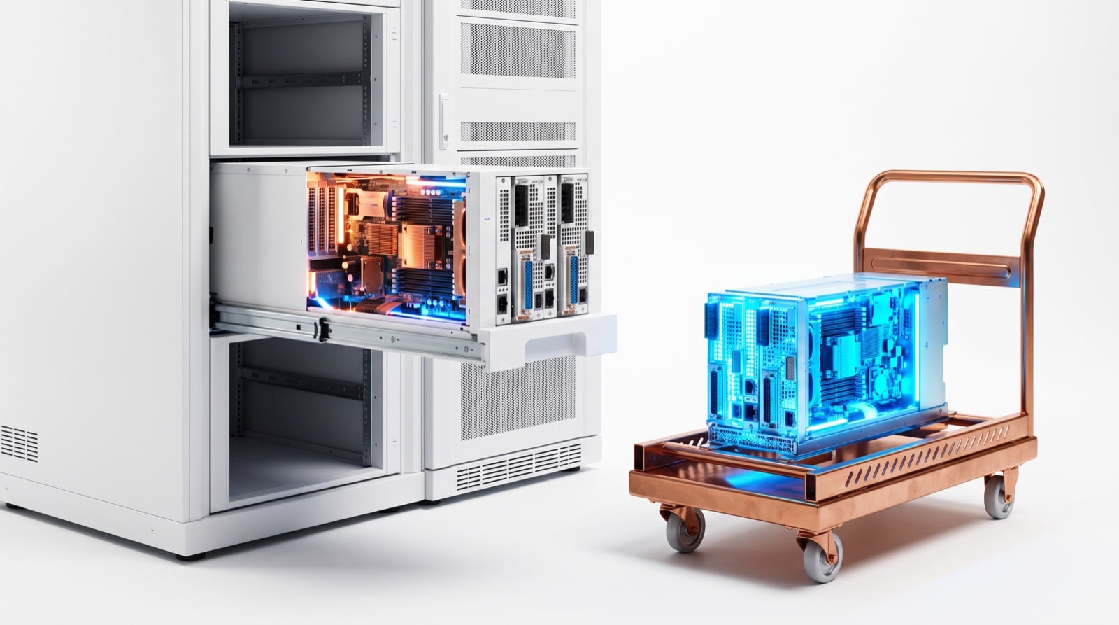 Swapping a compute cartridge, future-proofing as a design property