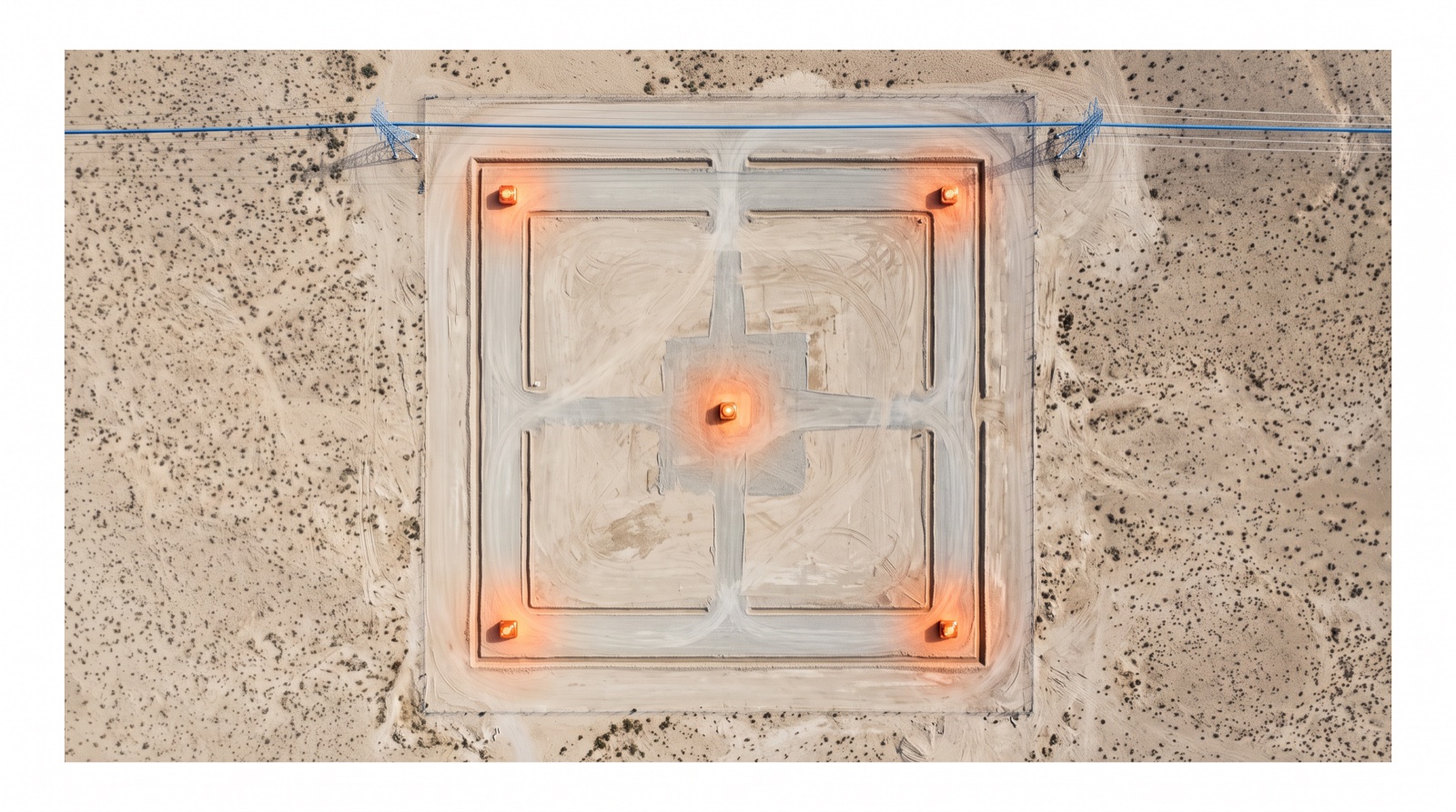 Five copper markers on one site, the land requirements that decide