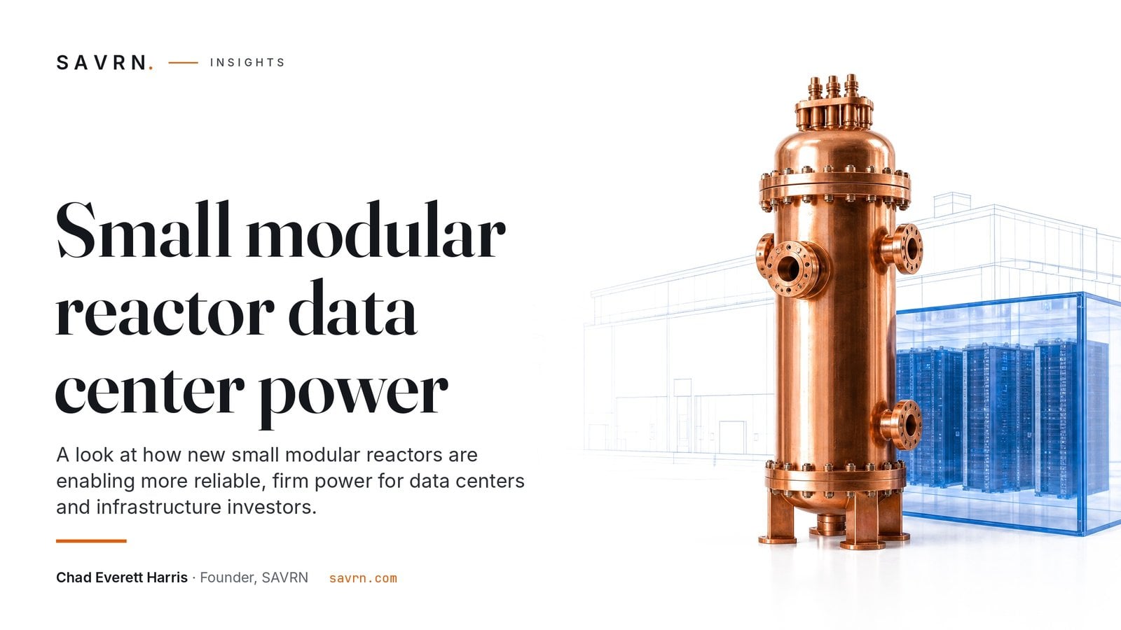 A small modular nuclear reactor pressure vessel made of polished copper