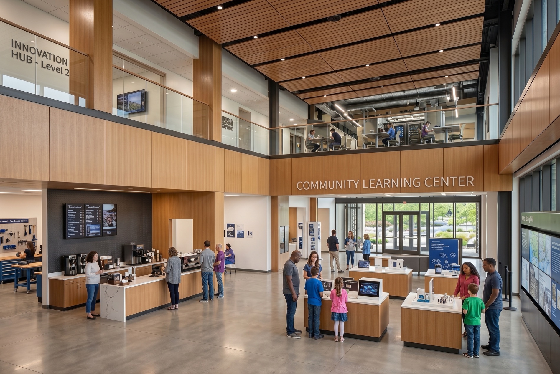 The SAVRN community learning center, open to the public