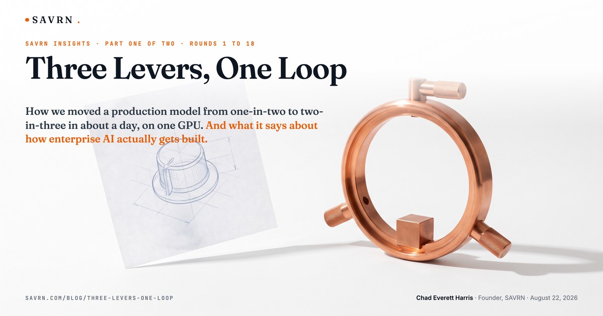 Three Levers, One Loop
